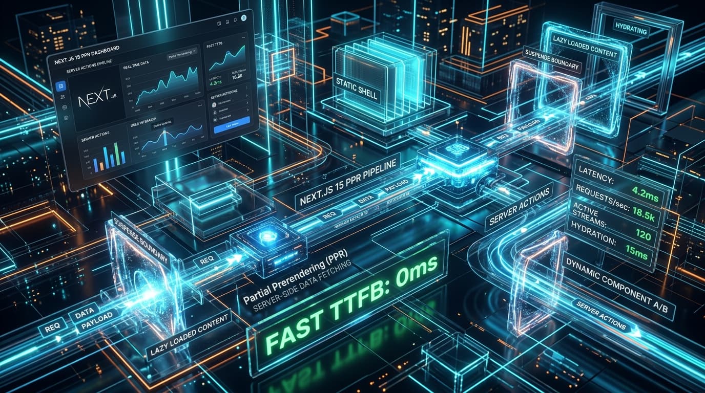 Next.js 15 Partial Prerendering (PPR) vs Server Actions: Architecture Guide