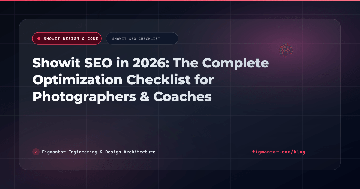 Showit SEO in 2026: The Complete Optimization Checklist for Photographers & Coaches
