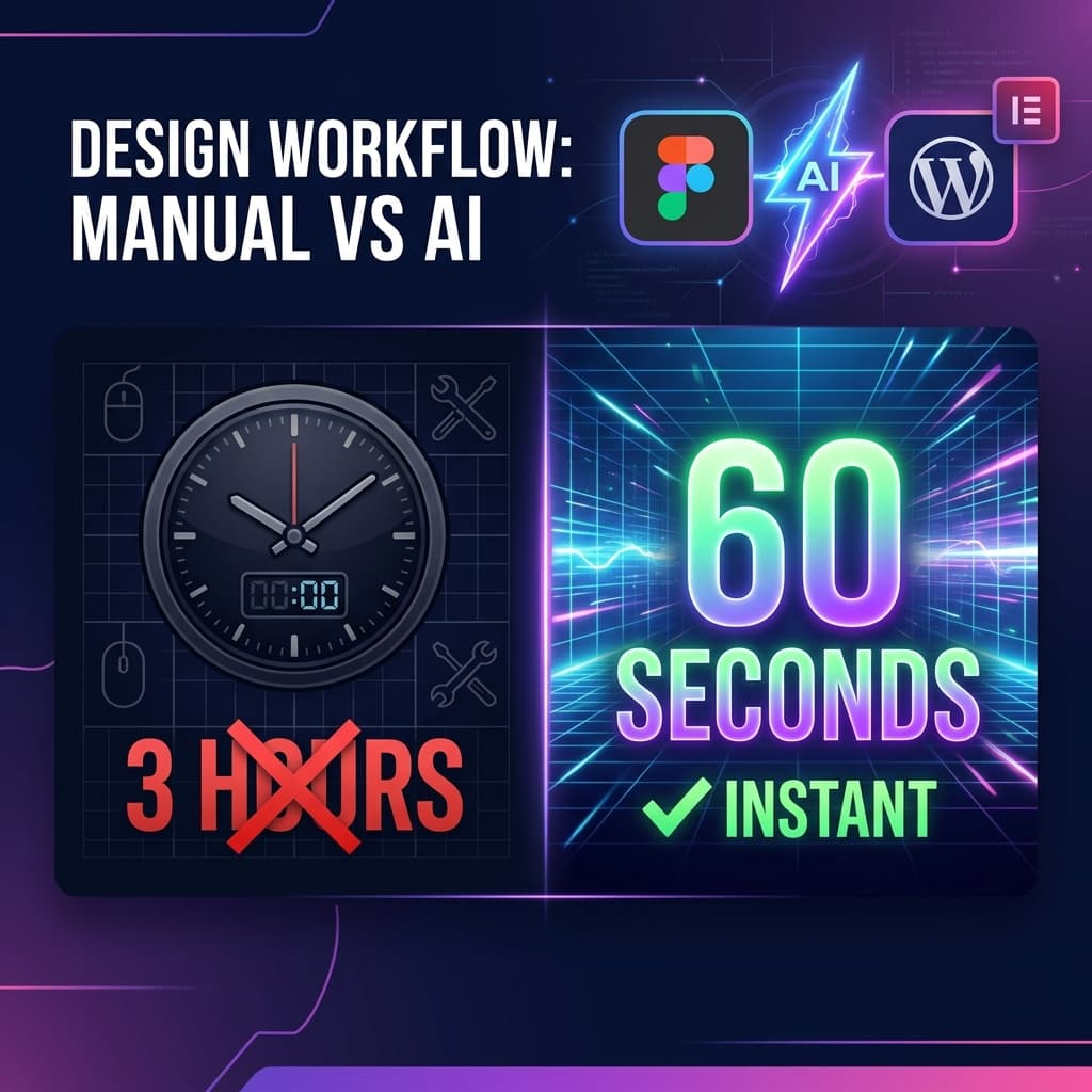 Figma to Elementor in 60 Seconds: How AI Is Replacing the Copy-Paste Grind